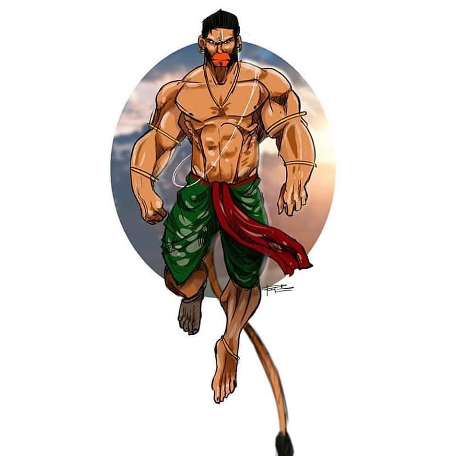 hanuman ji bodybuilder hd wallpaper